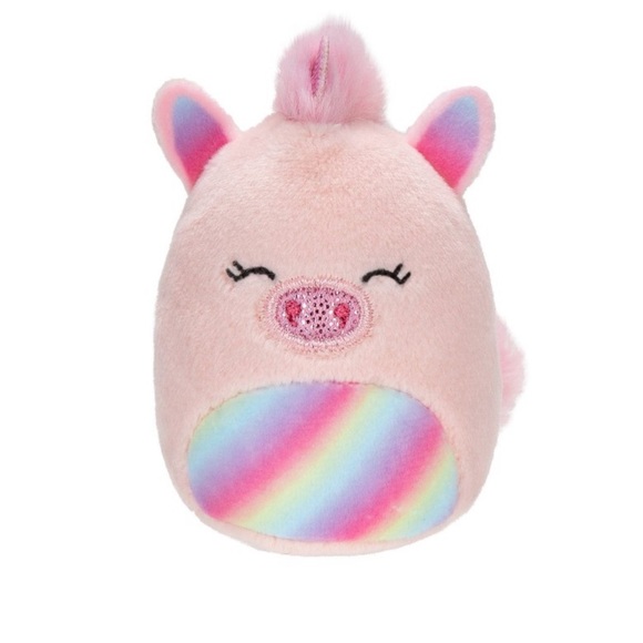 New 2” Rita the Unicorn in Rainbow Costume Squishville Clip Set -Squishmallows - Picture 5 of 7